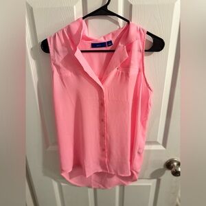 Apt. 9 Vibrant Pink Sleeveless Blouse